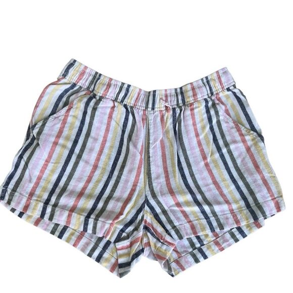 Old Navy Linen-Blend Striped Shorts – Girls Size XXL (18) - Picture 1 of 12